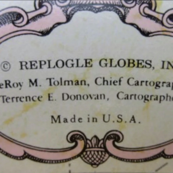 Vintage Globemaster 12 Inch Diameter Globe Replogle - Excellent Used Condition. - Picture 11 of 12